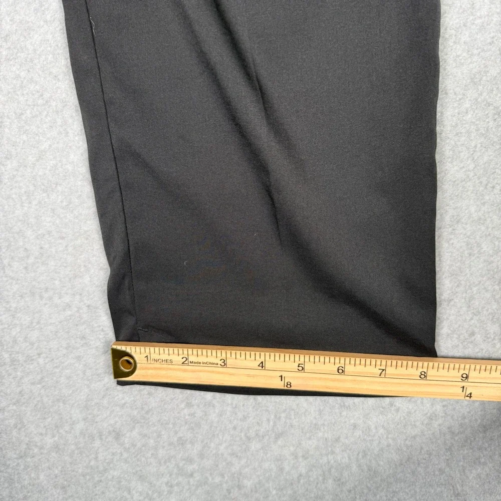 Nike Dri-FIT Mens Golf Pants Black 38x30 Flat Front Performance Trousers
